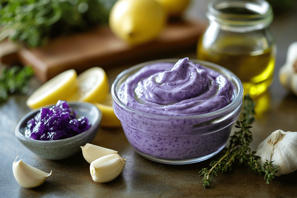 blue jam garlic aioli recipe