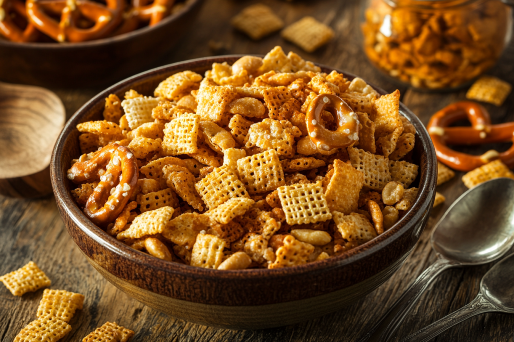 chex mix recipe oven