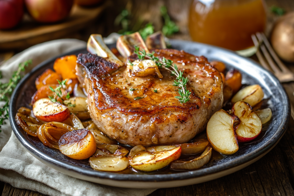 porkchop recipe with applejack